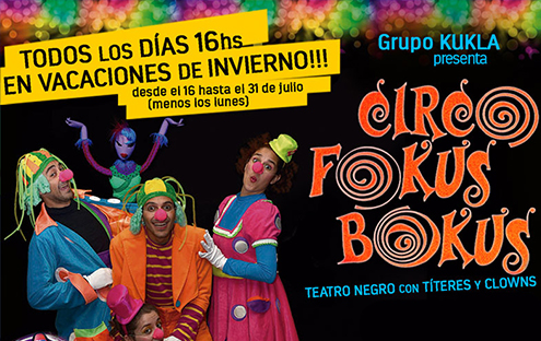 Circo Fokus Bokus – Desde el 16 al 31 de Julio